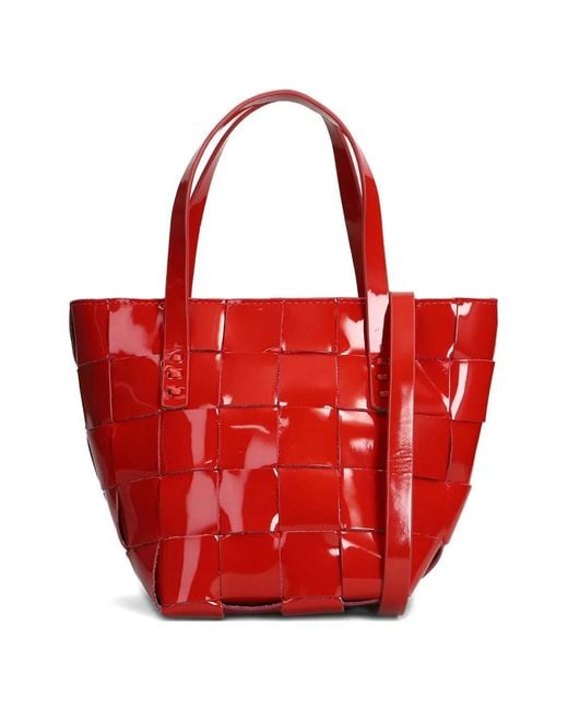 Borsa A Spalla Japan Mini di Dragon Diffusion in Red