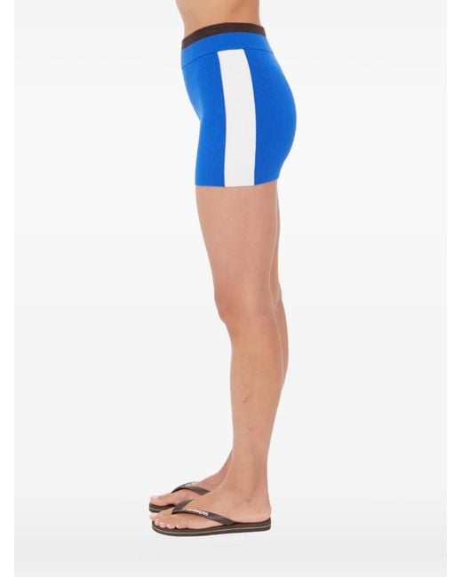 The Upside Blue Montage Speechless Ribbed-Knit Shorts