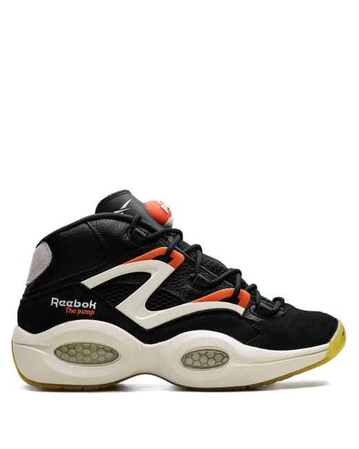 Reebok Black Question Pump Sneakers