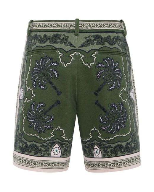 LaDoubleJ Shorts Met Print in het Green