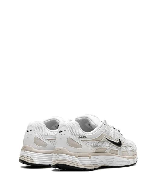 Nike White P-6000 Sneakers