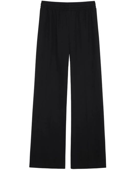 Anine Bing Black Soto High-Waisted Trousers