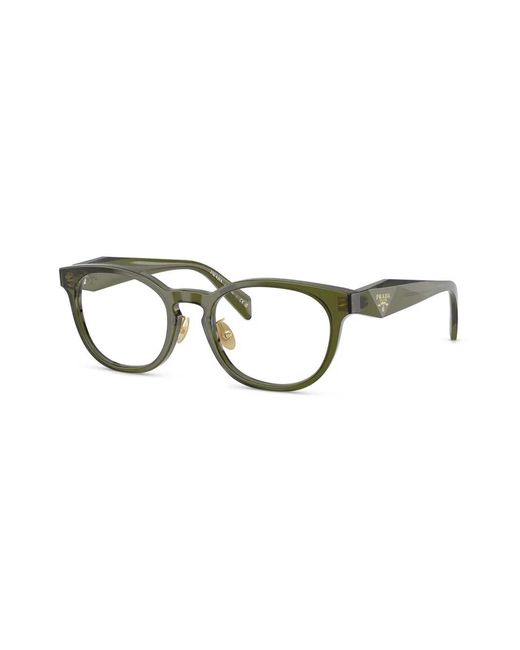 Prada Brown Round Frame Glasses