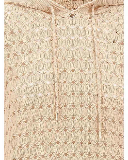 Kangra Natural Textured-Knit Sleeveless Vest