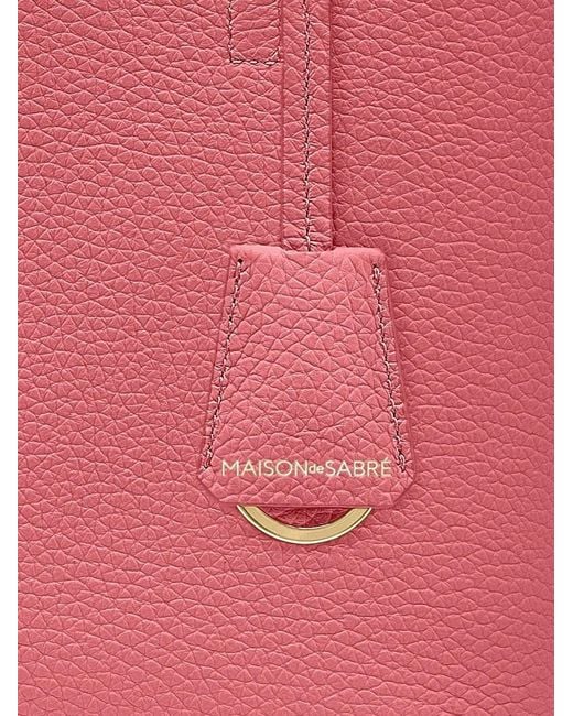 Maison De Sabre Pink Small Soft Tote Bag