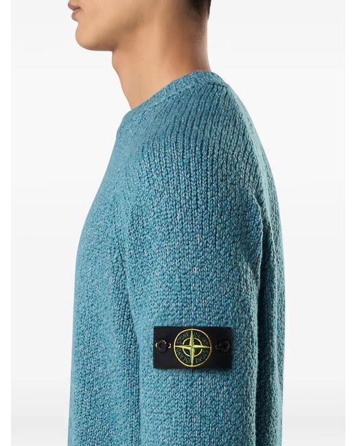 Stone Island メンズ ブルー クルーネック セーターの通販はau PAY