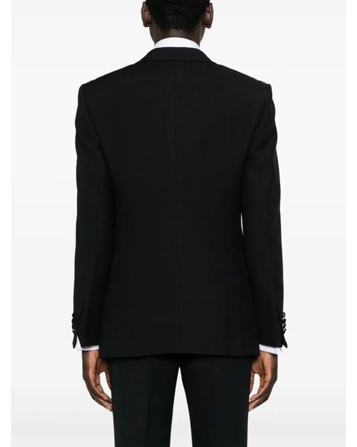 Gabriela Hearst Black Nicolson Single-Breasted Blazer for men
