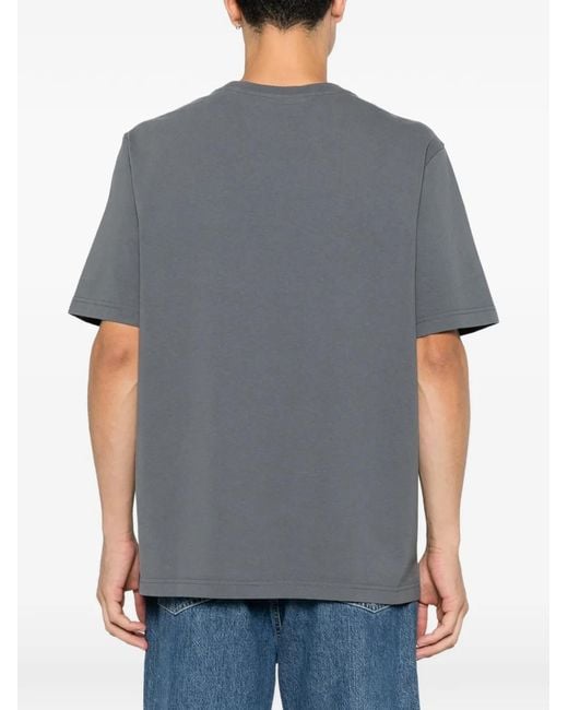 Maison Kitsuné Gray Fox Patch T-Shirt for men