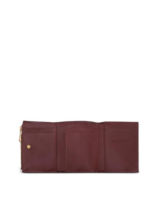 Longchamp Purple Épure Compact Zip Wallet