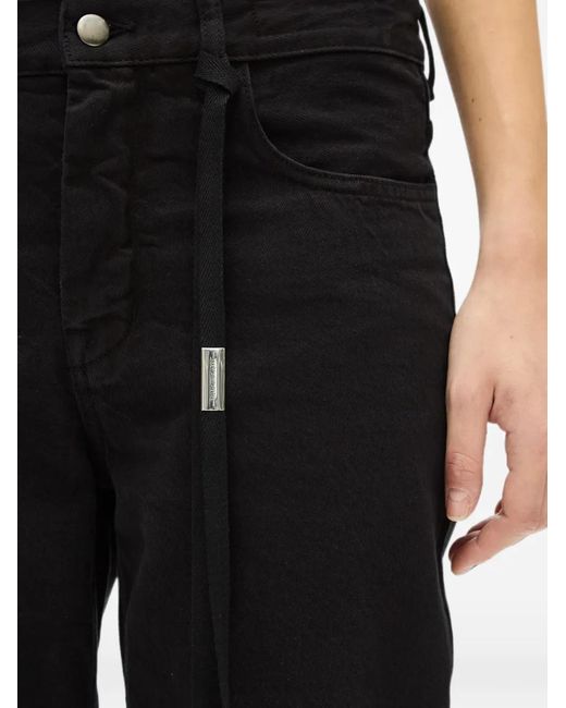 Ann Demeulemeester Black Jean Slim Toos