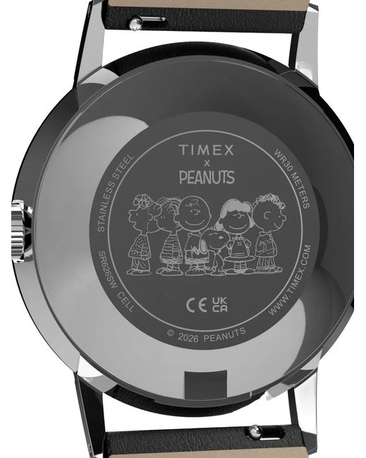 Timex White X Peanuts Marlin Pickleball 38Mm Watch for men