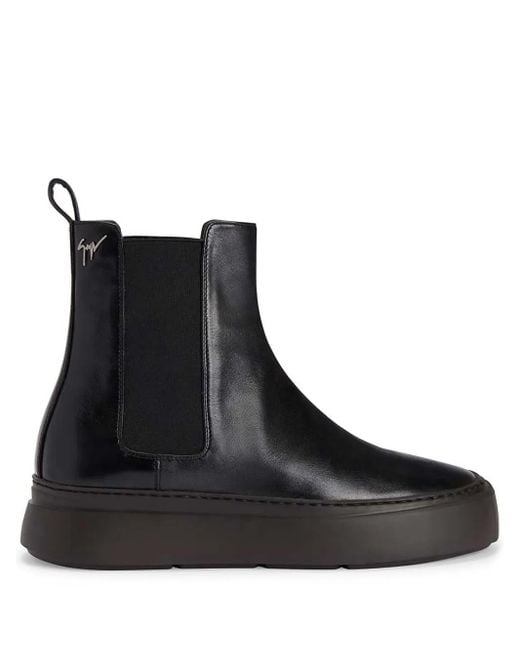 Giuseppe Zanotti Black Gz Mike Beatles Boots for men