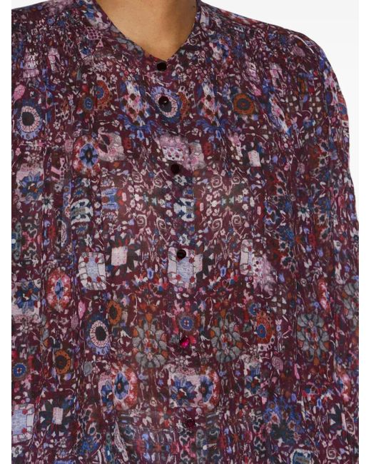 Isabel Marant Noeline ブラウス Purple