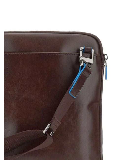 Piquadro Schultertasche mit Reißverschluss in Brown für Herren