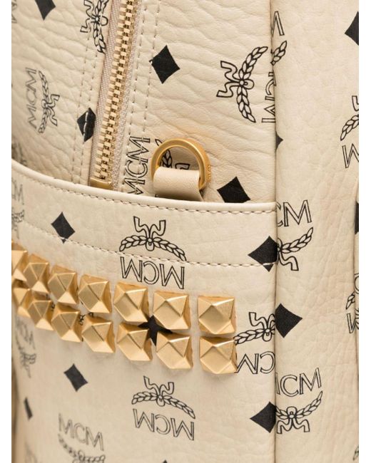 MCM Medium Stark Stud Embellished Backpack - Farfetch