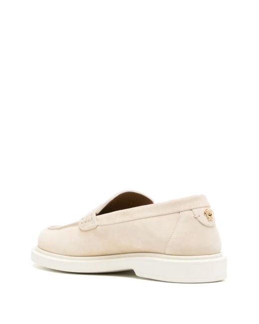 Versace Natural Suede Loafers for men