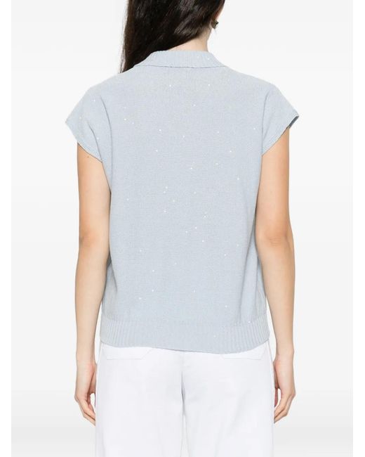 Panicale White Embellished Top