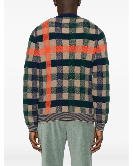 Paul Smith Pullover mit Karomuster in Natural für Herren