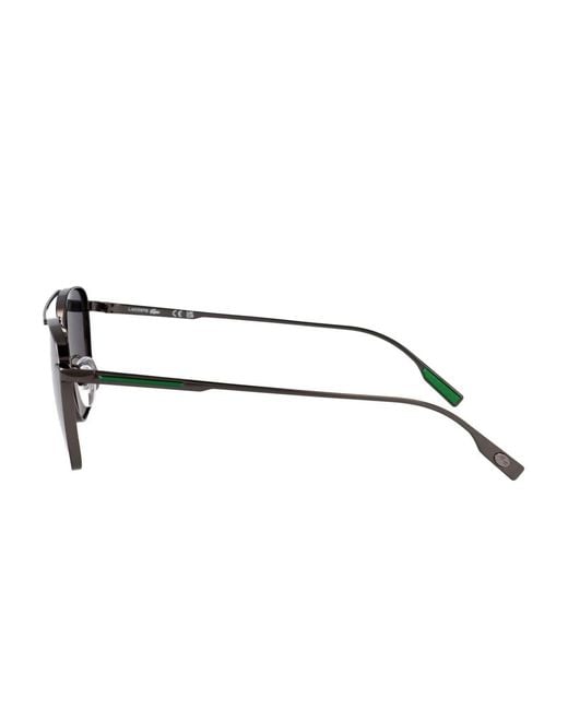 Lacoste Brown Square-Frame Sunglasses for men