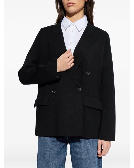 Paul Smith Black Double-Breasted Blazer