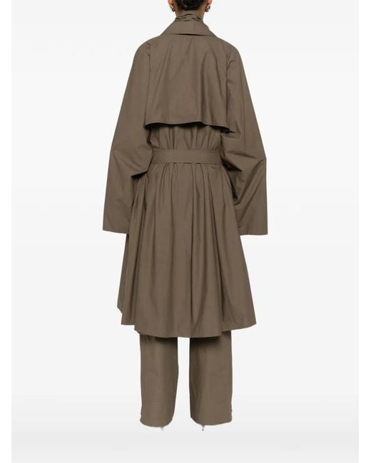 Calvin Klein Natural Trench Zeland À Taille Ceinturée