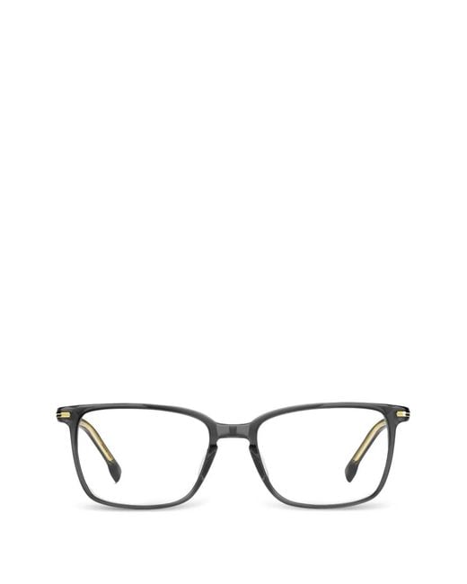 Boss Black Square-Frame Glasses for men