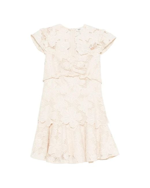 Sandro Women's White Floral-Embroidered Lacedetail Mini Dress - www.saryalcargochannel.com Sandro Women's White Floral-Embroidered Lacedetail Mini Dress - www.saryalcargochannel.com