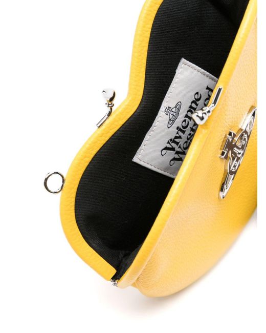 Borsa tote Belle Heart di Vivienne Westwood in Yellow