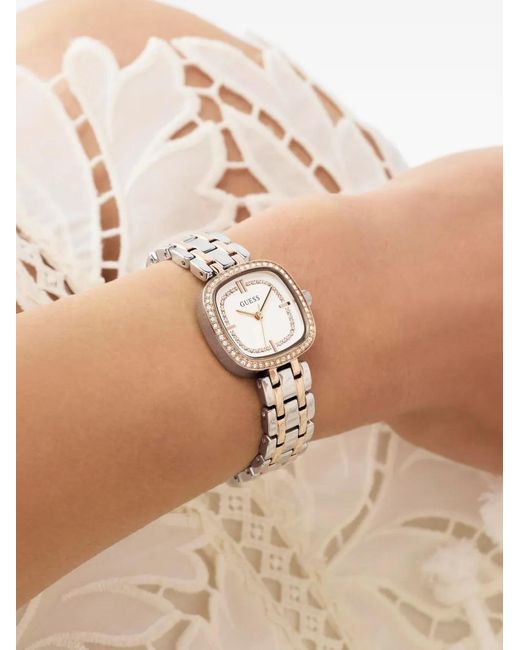 Guess White Hazel 25Mm Watch
