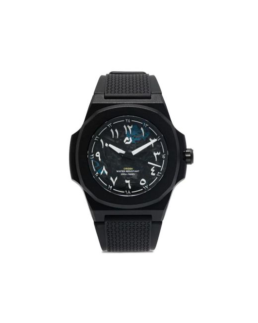 メンズ NUUN OFFICIAL X Fatcarbon Dark Matter 40mm 腕時計 Black