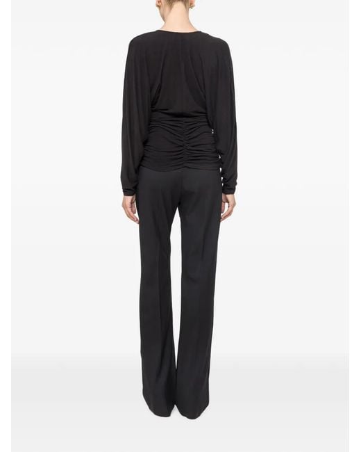 Top Drapeado Nissa de color Black