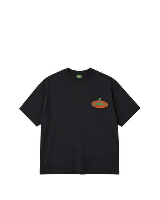 corteiz Black International Family T-Shirt for men