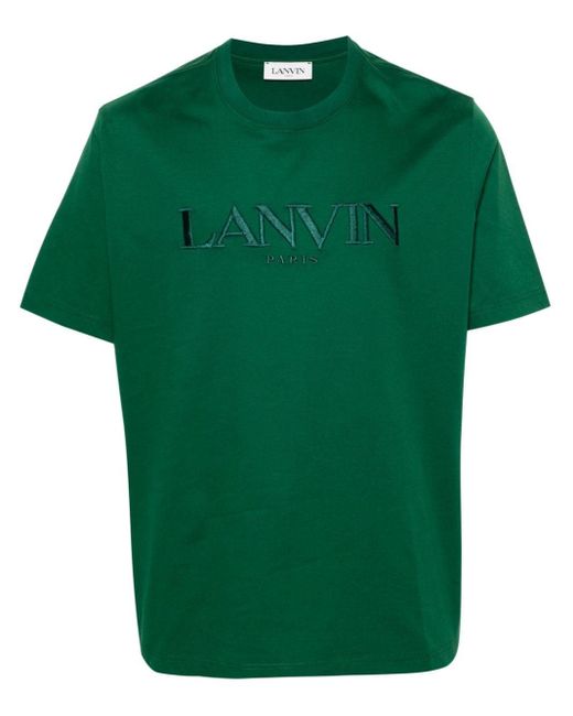 Lanvin T-shirts in Green für Herren