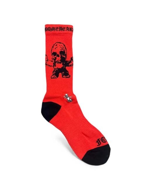 Chrome Hearts Red Foti Harris Teeter Socks for men