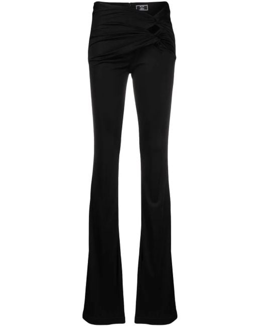 Versace Black Wide Trousers