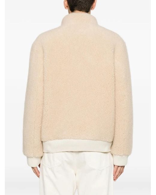 God's True Cashmere Natural Ribbed-Hem Jacket for men