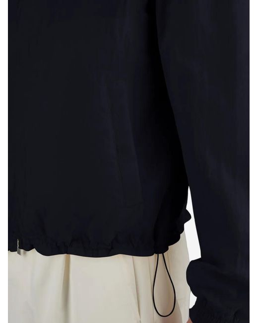 Chaqueta Con Cremallera Laminar de color Blue