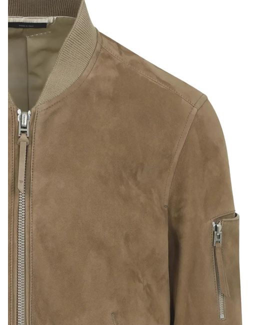 Chaqueta Con Cremallera Tom Ford de hombre de color Brown