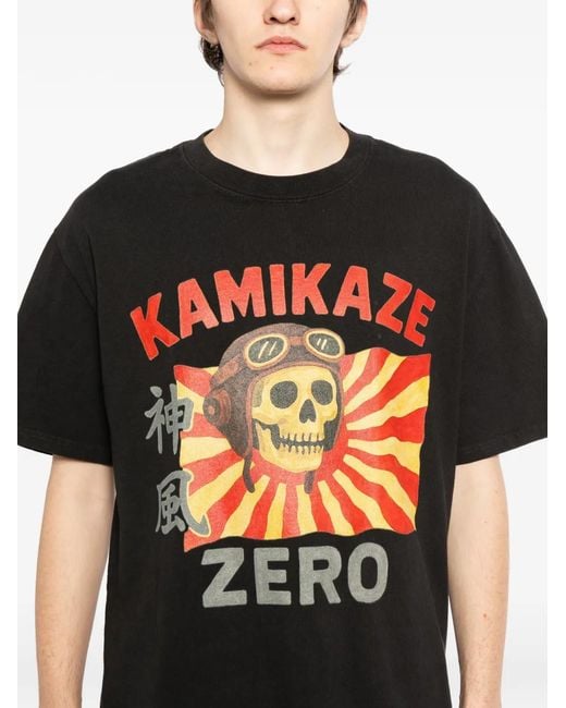 Melt Black Crew Neck T-Shirt for men