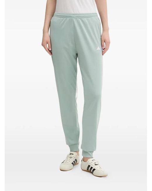 Adidas Green Logo-Detail Tracksuit