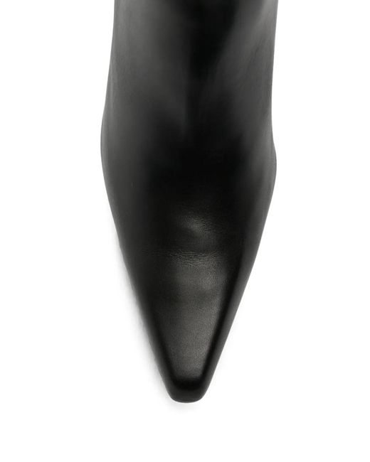 Paris Texas Black Jane Ankle Boots 60