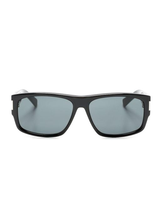 Saint Laurent Gray Sl 689 Rectangle-frame Sunglasses for men