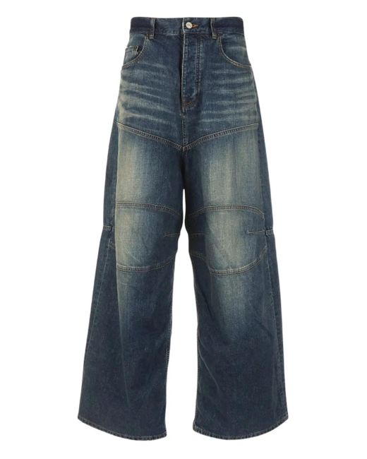 Prada Logo-patch jeans in Blue für Herren