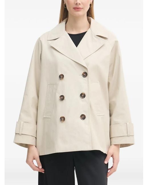 Barbour Natural Maisy Double-Breasted Coat