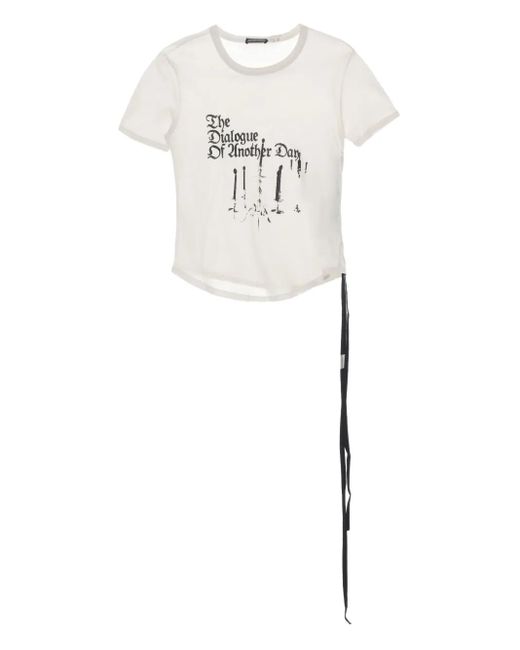 Ann Demeulemeester グラフィック Tシャツ White
