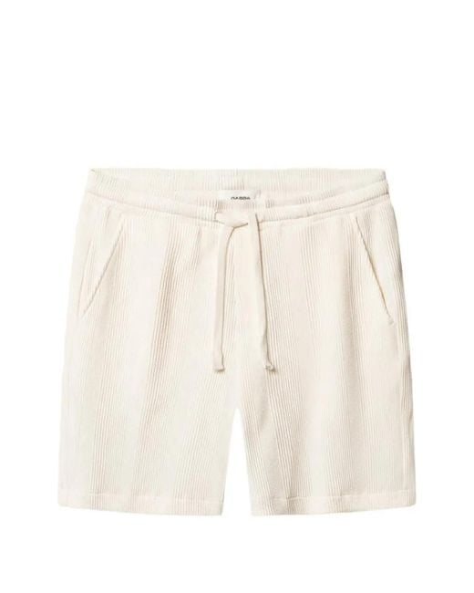 Gabba White Gabtommi Wup Waffle-Knit Drawstring Shorts for men