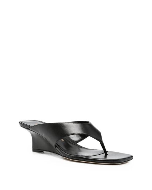 Stuart Weitzman White Wedge-Heel Sandals