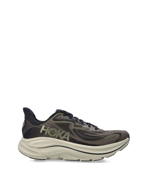 Hoka One One White Baskets Clifton 10