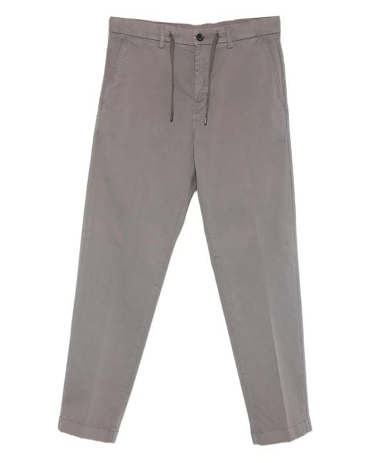 Liu Jo Gray Elastic-Waistband Trousers for men