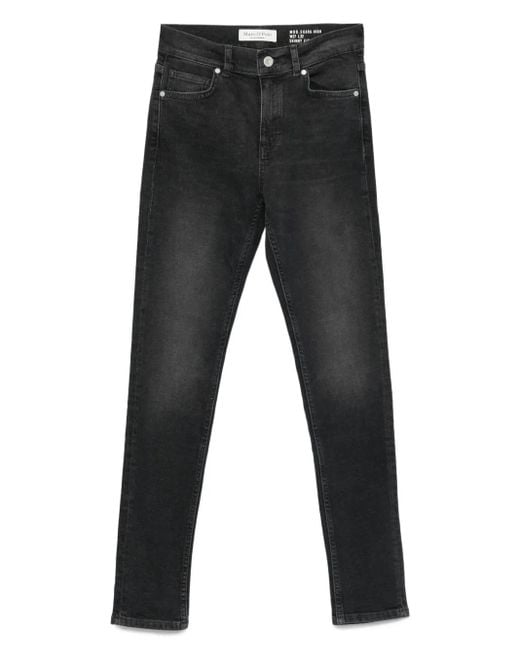 Marc O' Polo Black Stone-Wash Skinny Jeans